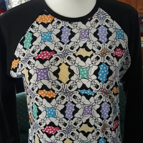 Lularoe Minnie Mouse randi style womens shirt - Picture 2 of 8